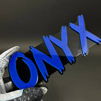 1PC ONYX 3D Acrylic Badge - Car Truck Emblem Fender Tailgate Trunk Sticker