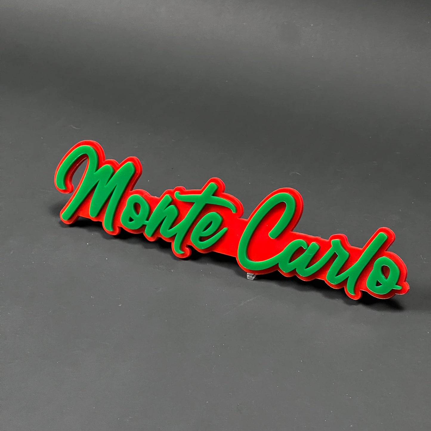 1PC Monte Carlo 3D Acrylic Badge - Car Truck Emblem Fender Sticker