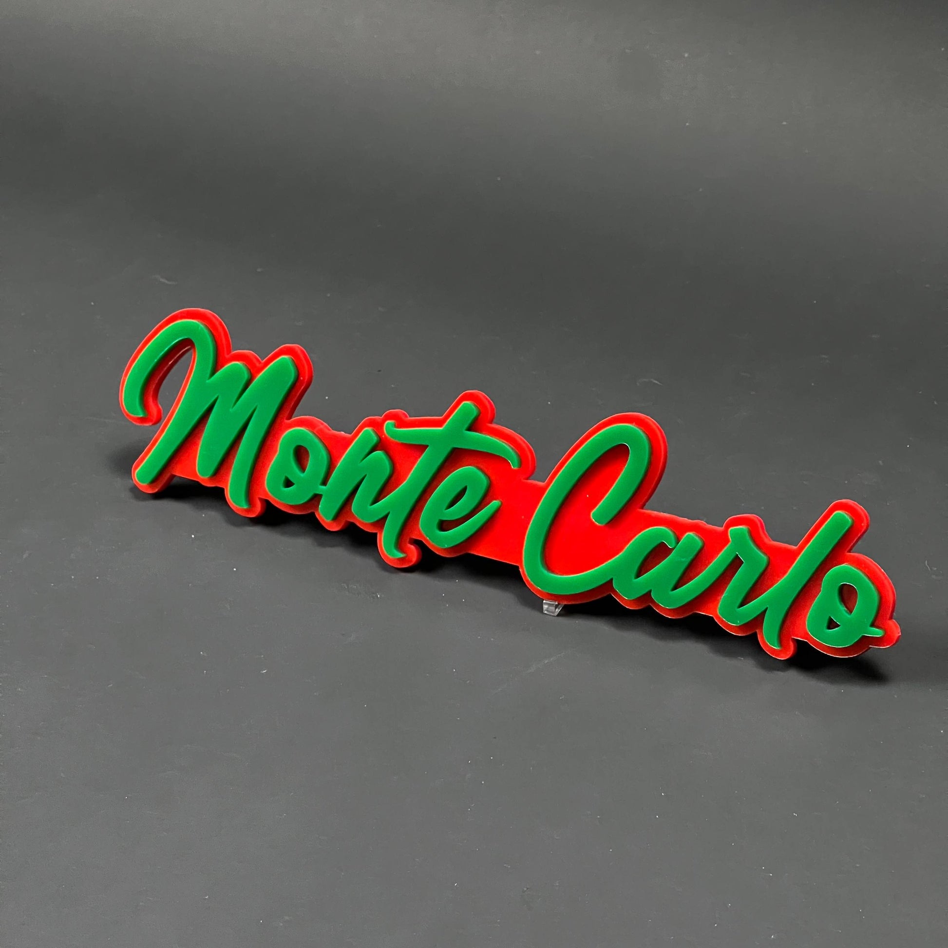1PC Monte Carlo 3D Acrylic Badge - Car Truck Emblem Fender Sticker
