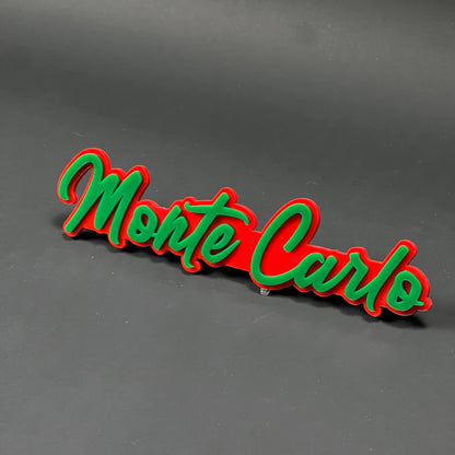 1PC Monte Carlo 3D Acrylic Badge - Car Truck Emblem Fender Sticker
