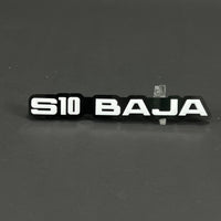 1PC S10 BAJA 3D Acrylic Badge - Car Truck Emblem Fender Tailgate Trunk Sticker