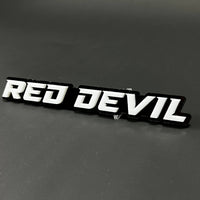 1PC RED DEVIL 3D Acrylic Badge - Car Truck Emblem Fender Tailgate Trunk Sticker