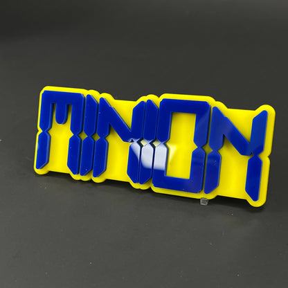1PC MINION 3D Acrylic Badge - Car Truck Emblem Fender Tailgate Trunk Sticker