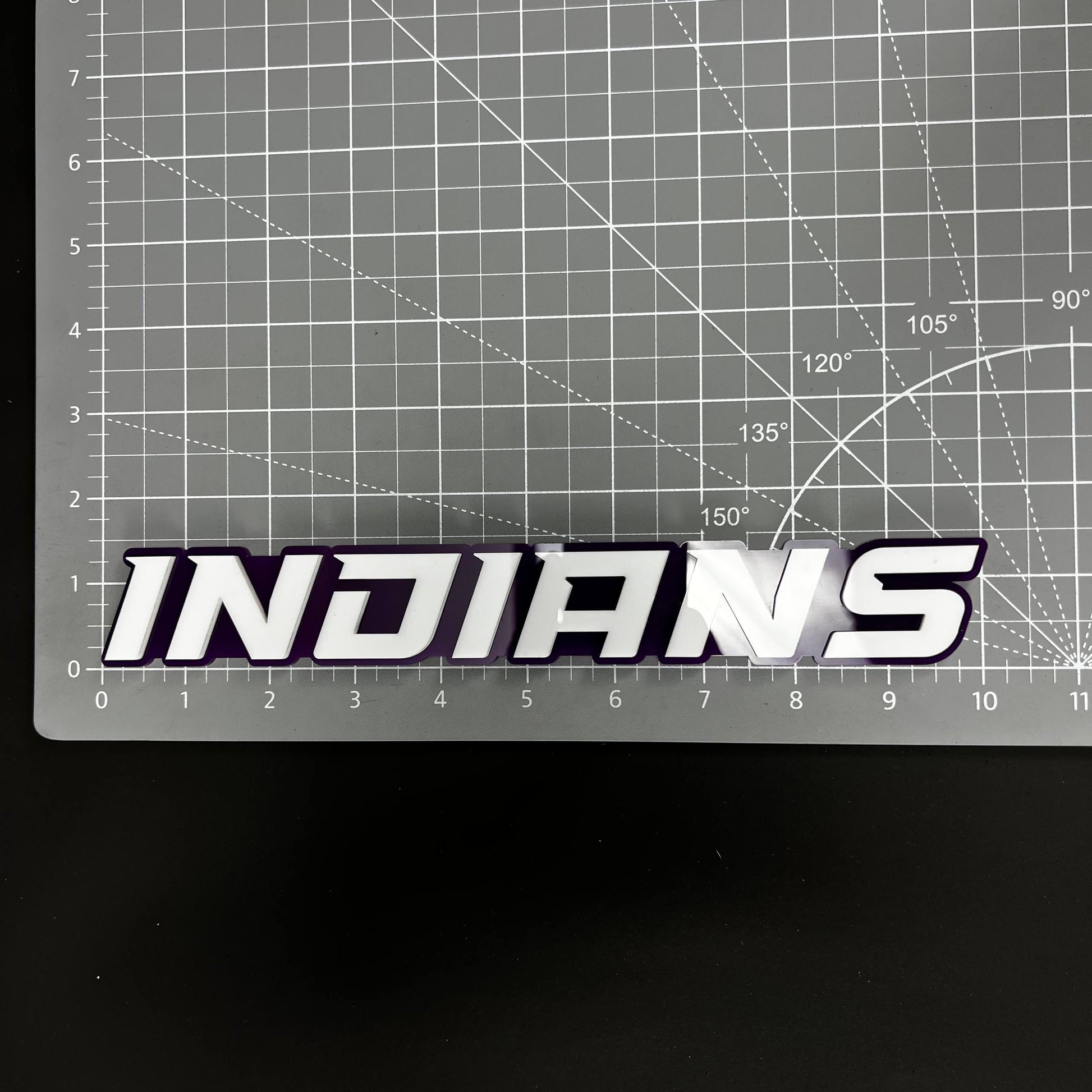 1PC INDIANS 3D Acrylic Badge - Car Truck Emblem Fender Tailgate Trunk Sticker