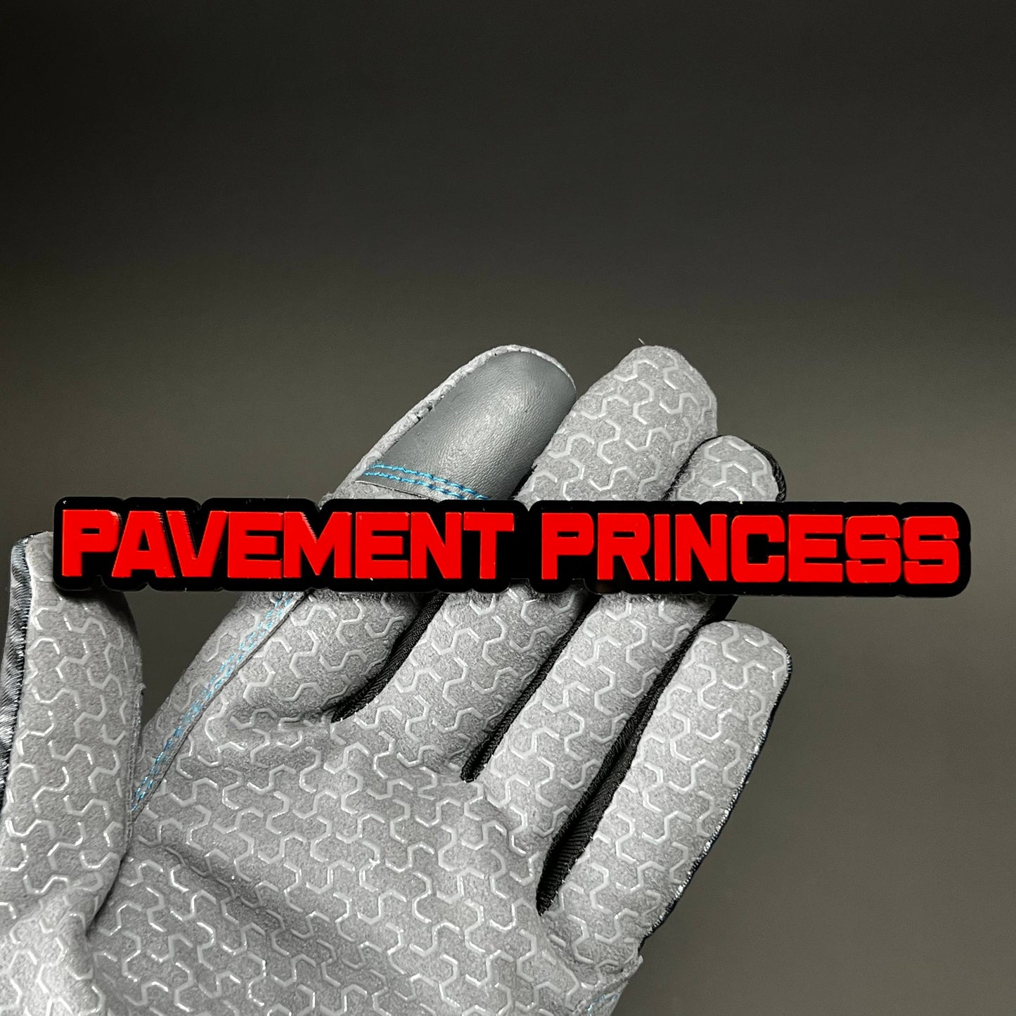1PC PAVEMENT PRINCESS 3D Acrylic Badge - Car Truck Emblem Fender Sticker
