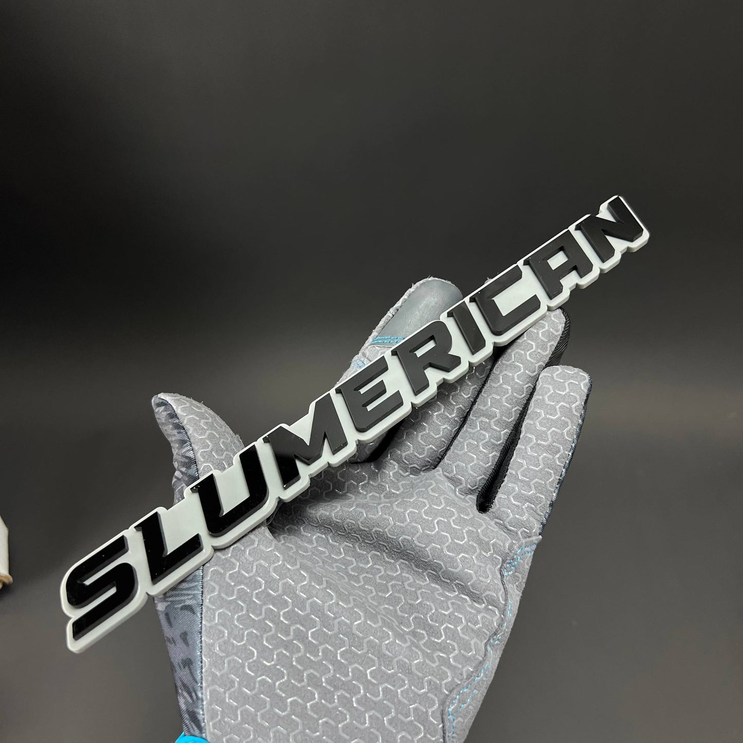 1PC SLUMERICAN 3D Acrylic Badge - Car Truck Emblem Fender Tailgate Trunk Sticker