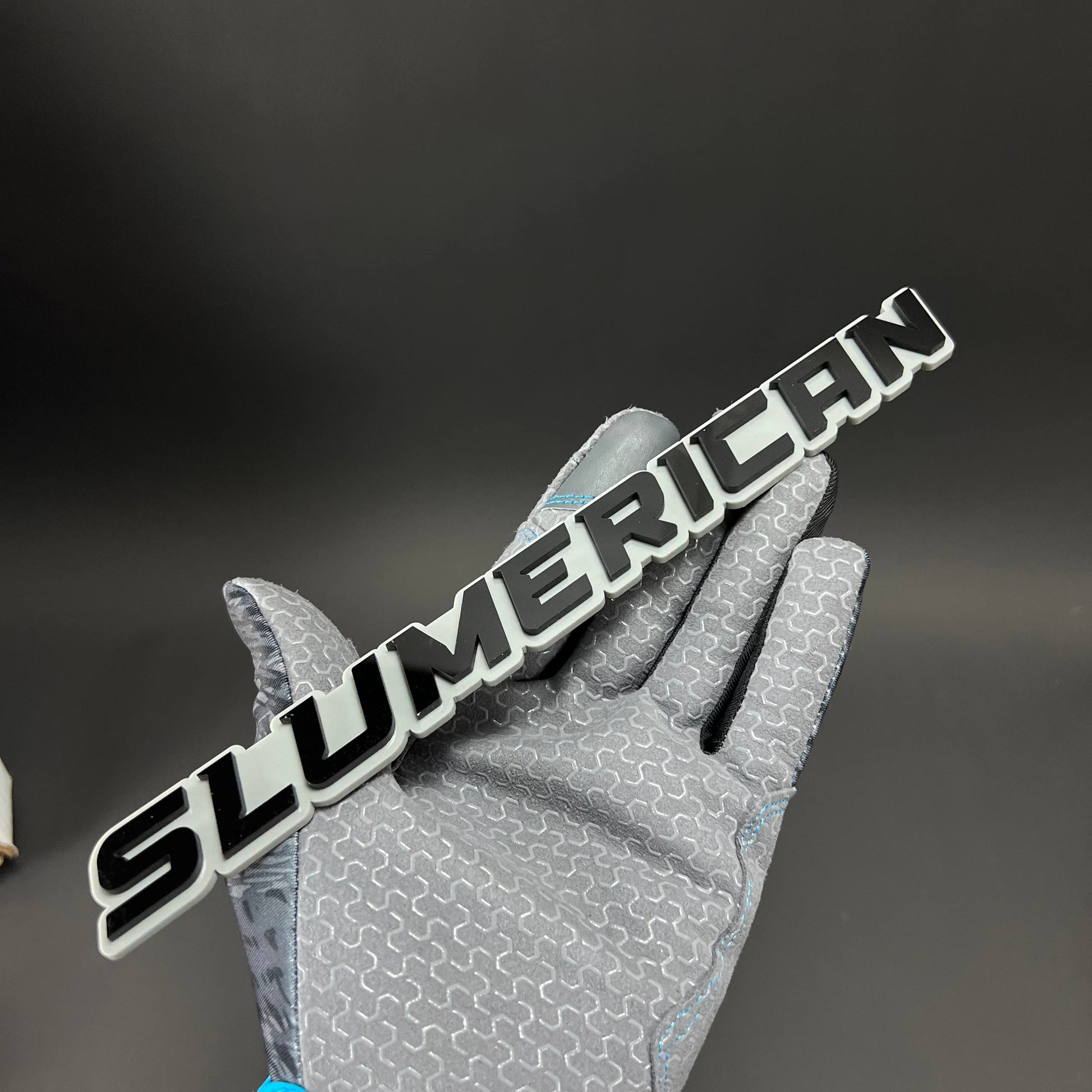 1PC SLUMERICAN 3D Acrylic Badge - Car Truck Emblem Fender Tailgate Trunk Sticker