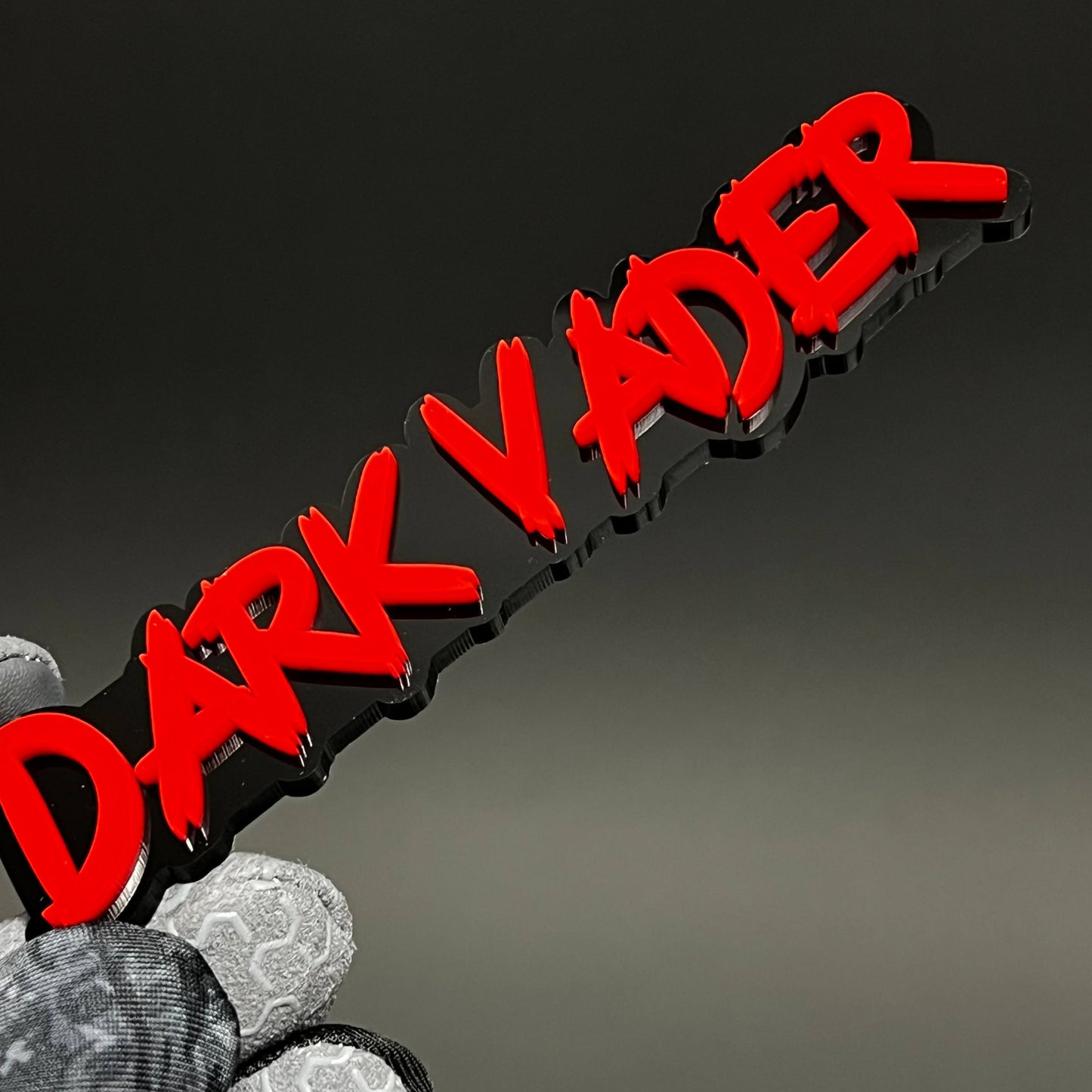 1PC DARK VADER 3D Acrylic Badge - Car Truck Emblem Fender Tailgate Trunk Sticker