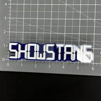 1PC Showstang 3D Acrylic Badge - Car Truck Emblem Fender Tailgate Trunk Sticker