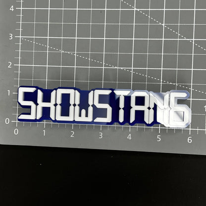 1PC Showstang 3D Acrylic Badge - Car Truck Emblem Fender Tailgate Trunk Sticker