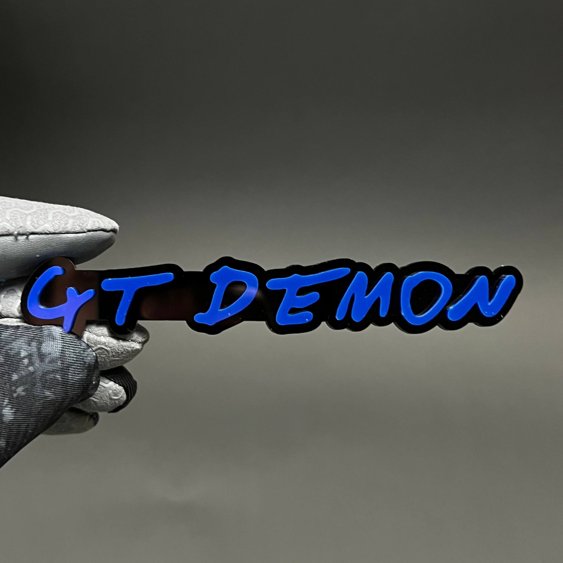 1PC GT DEMON 3D Acrylic Badge - Car Truck Emblem Fender Tailgate Trunk Sticker