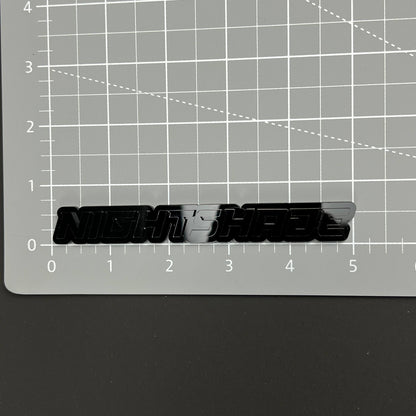 Nightshade 3D Acrylic Badge - Car Truck Emblem Fender Tailgate Trunk Sticker