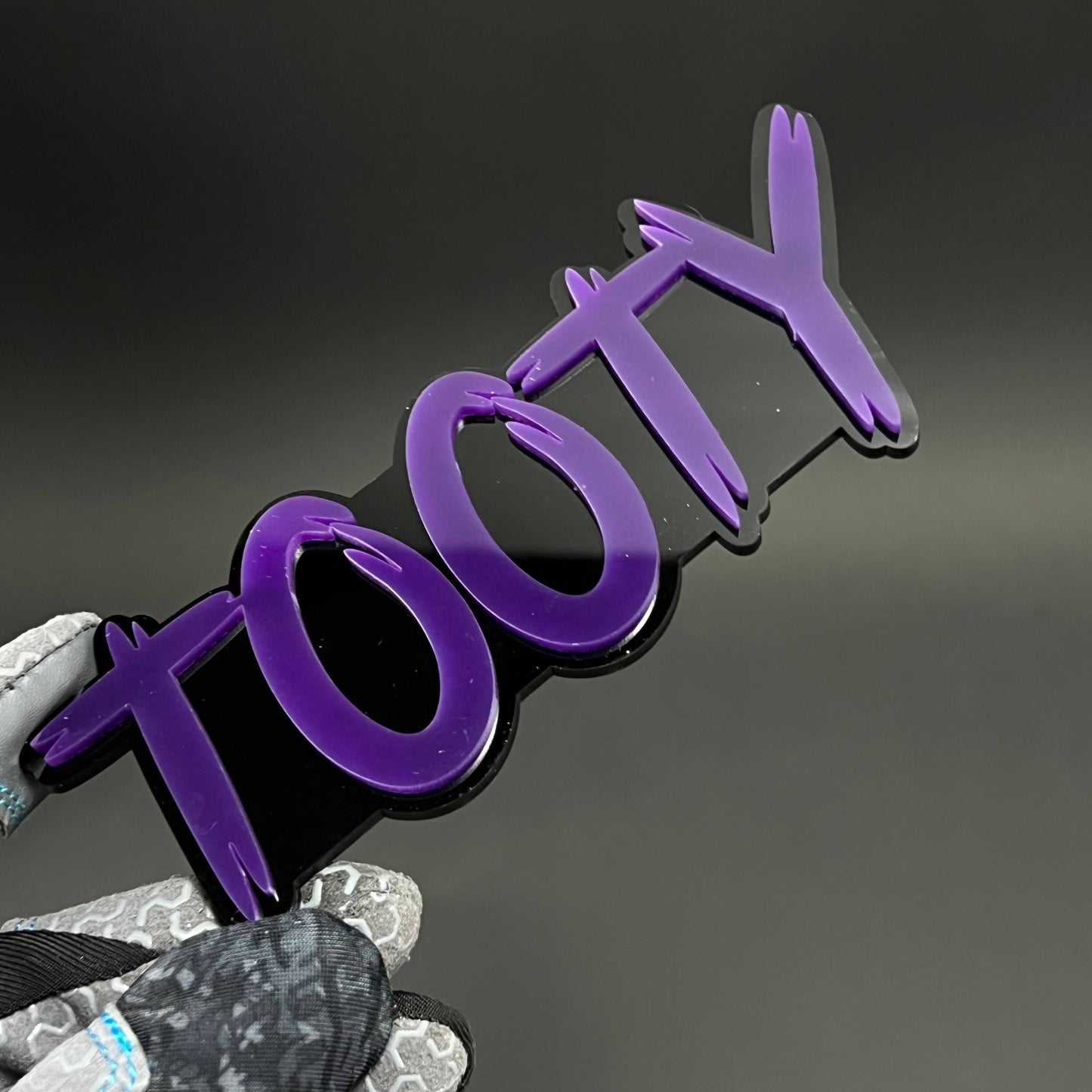 1PC TOOTY 3D Acrylic Badge - Car Truck Emblem Fender Tailgate Trunk Sticker