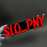 1PC SLO_PNY 3D Acrylic Badge - Car Truck Emblem Fender Tailgate Trunk Sticker