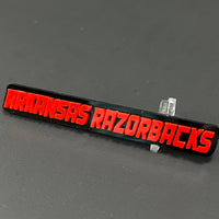 1PC ARKANSAS RAZORBACKS 3D Acrylic Badge - Car Truck Emblem Fender Sticker