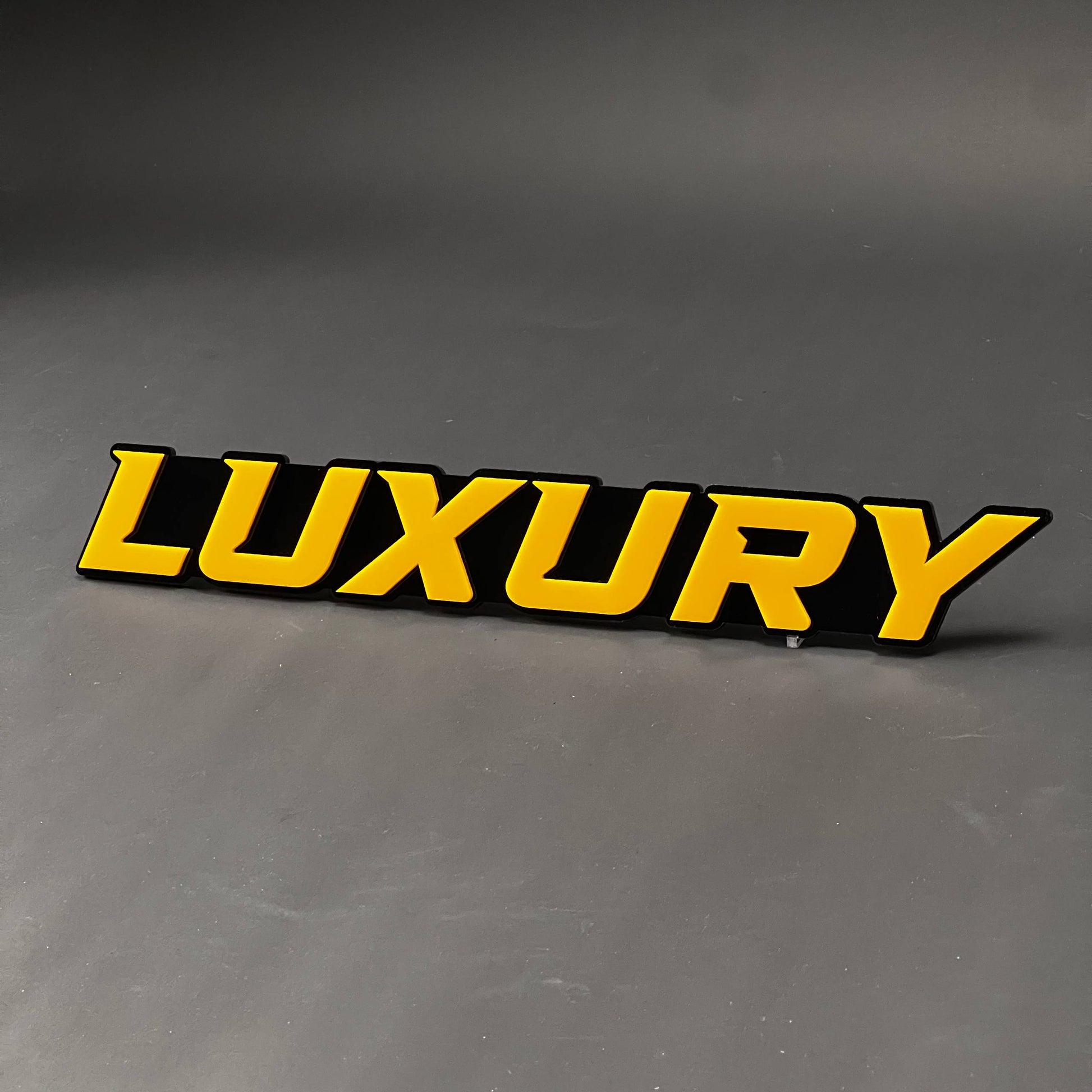 1PC LUXURY 3D Acrylic Badge - Car Truck Emblem Fender Tailgate Trunk Sticker