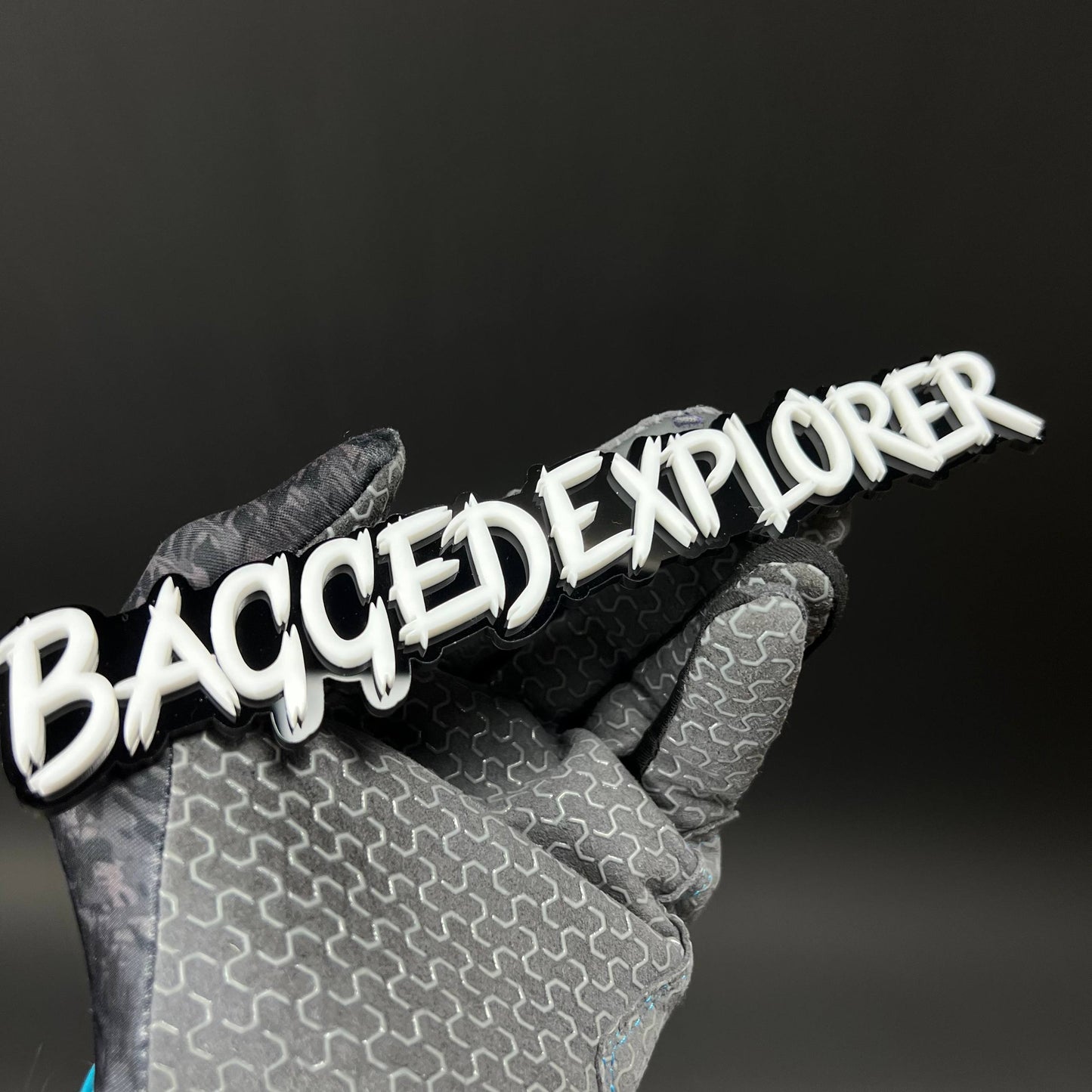 1PC BAGGEDEXPLORER 3D Acrylic Badge - Car Truck Emblem Fender Sticker