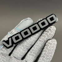 Voodoo Black 3D Acrylic Badge - Car Truck Emblem Fender Tailgate Trunk Sticker