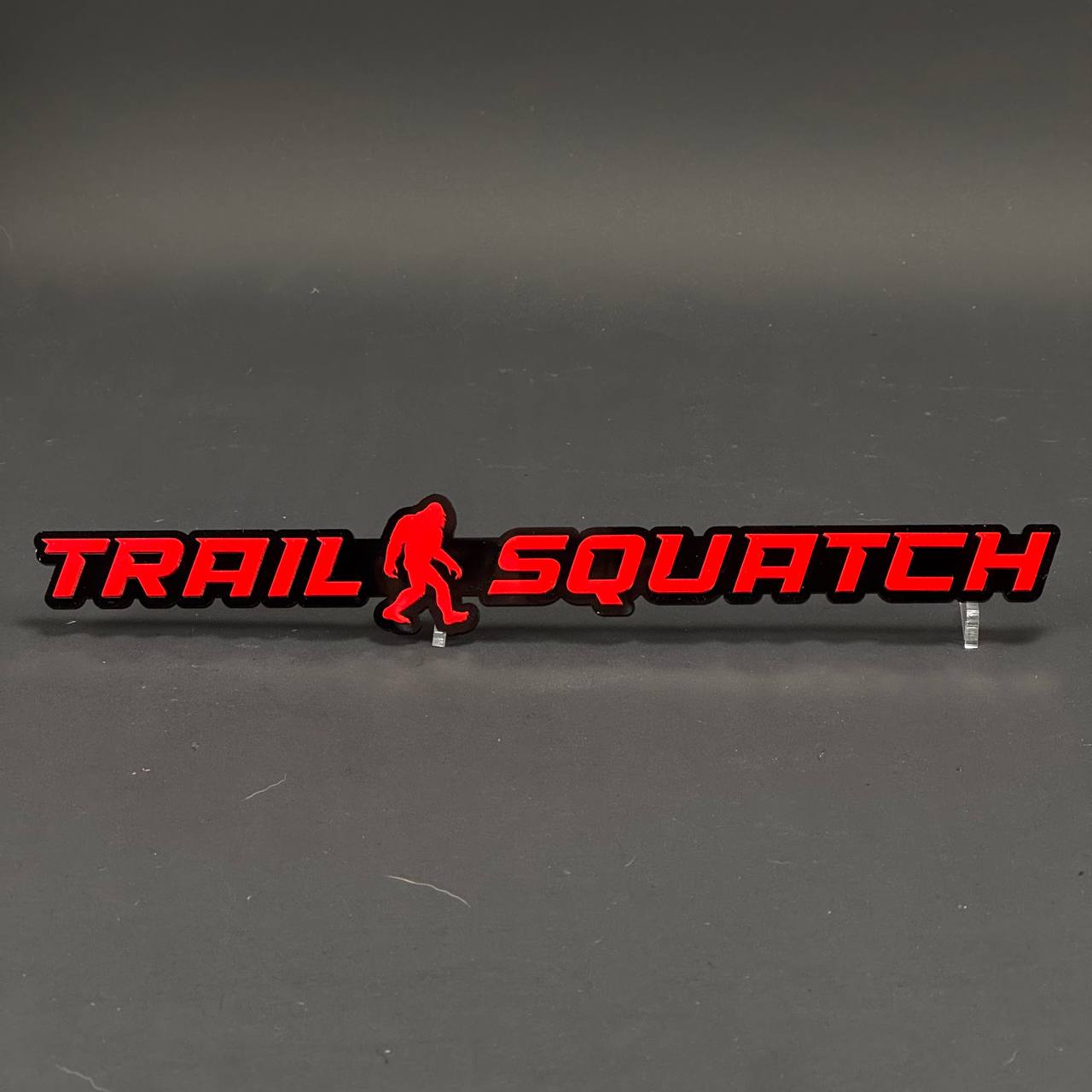 1PC TRAIL SQUATCH 3D Acrylic Badge - Car Truck Emblem Fender Sticker