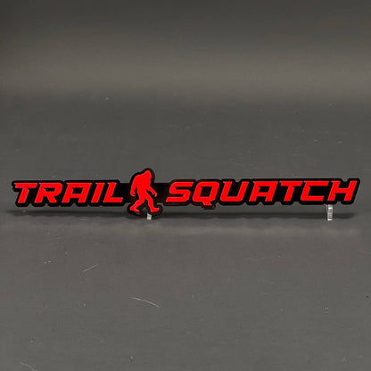 1PC TRAIL SQUATCH 3D Acrylic Badge - Car Truck Emblem Fender Sticker
