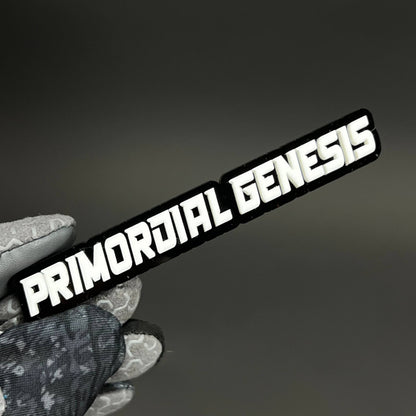 1PC PRIMORDIAL GENESIS 3D Acrylic Badge - Car Truck Emblem Fender Sticker