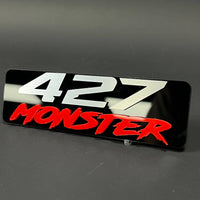 1PC 427 MONSTER 3D Acrylic Badge - Car Truck Emblem Fender Sticker