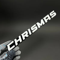 1PC CHRISMAS 3D Acrylic Badge - Car Truck Emblem Fender Tailgate Trunk Sticker