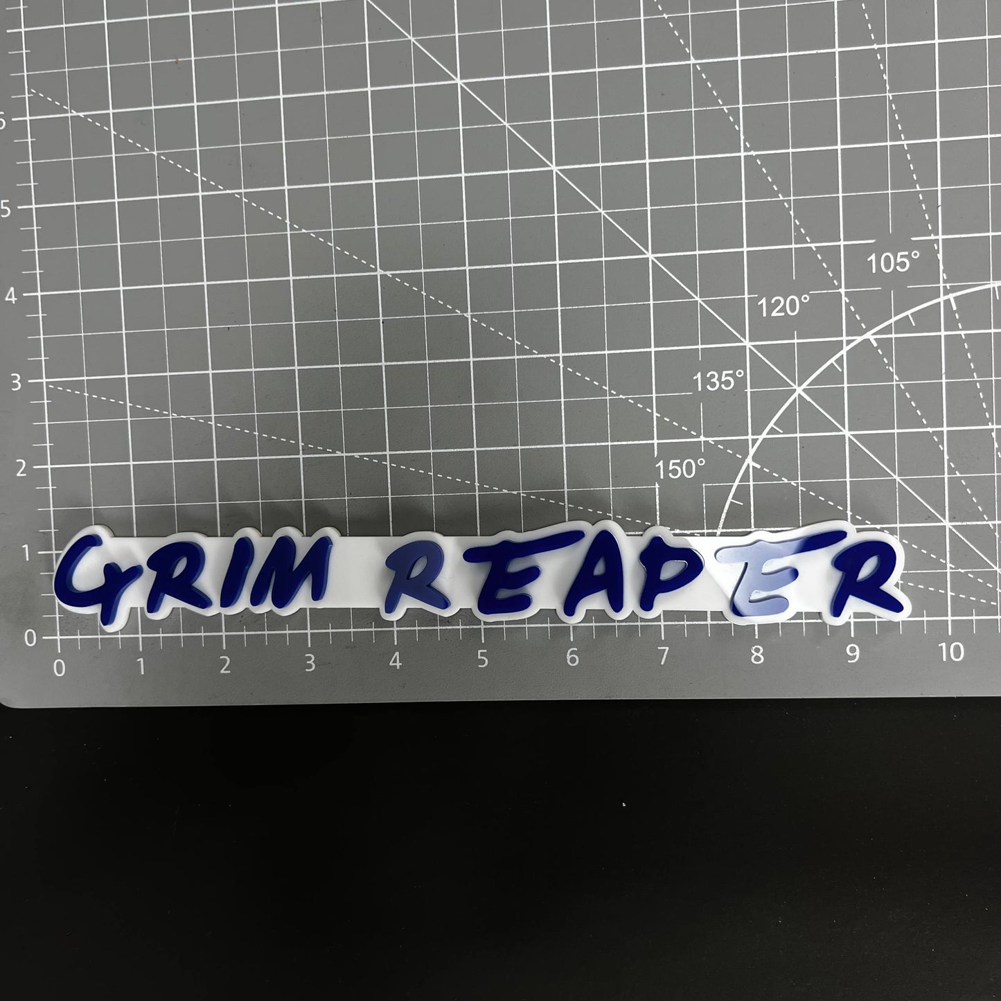1PC GRIM REAPER 3D Acrylic Badge - Car Truck Emblem Fender Sticker
