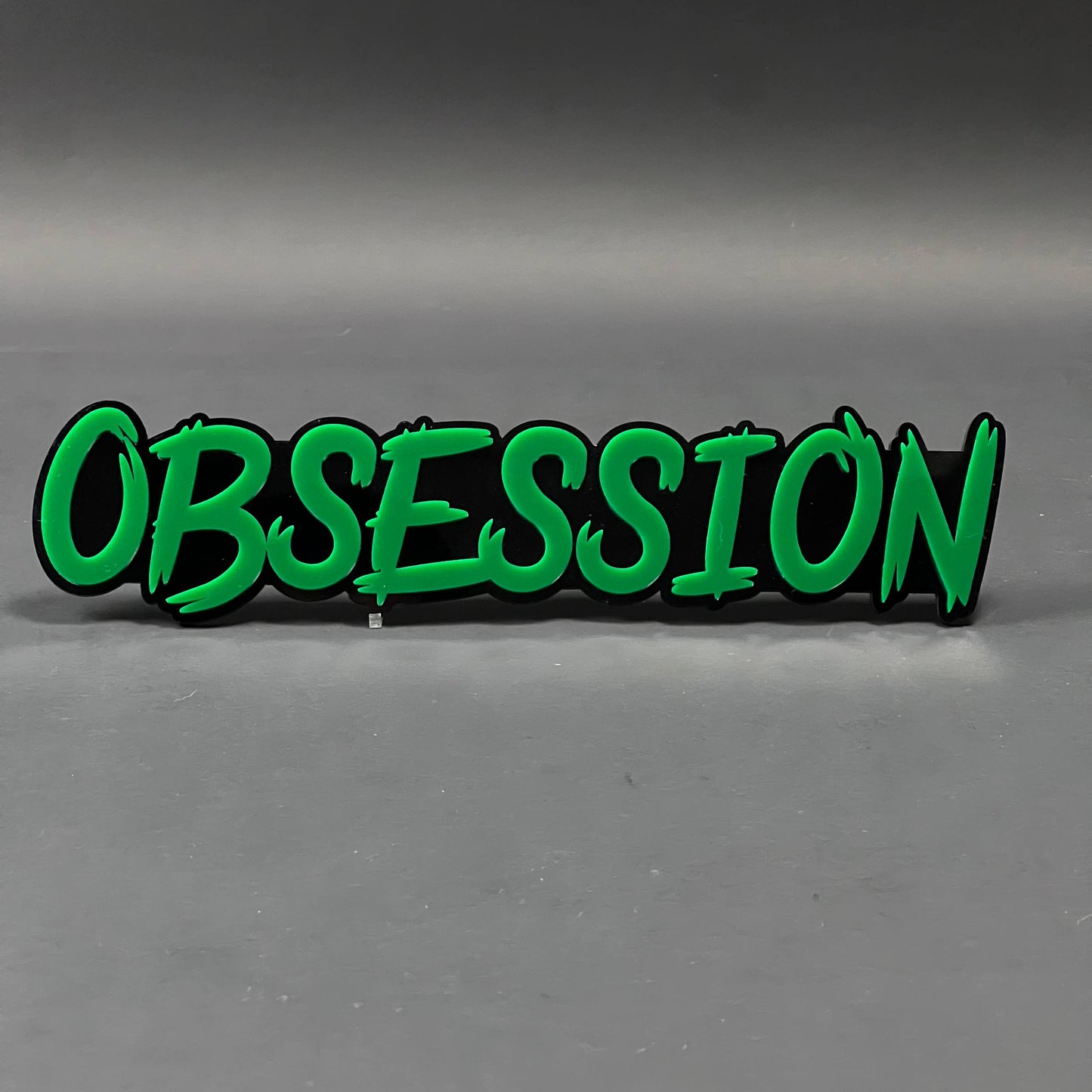 1PC OBSESSION 3D Acrylic Badge - Car Truck Emblem Fender Tailgate Trunk Sticker