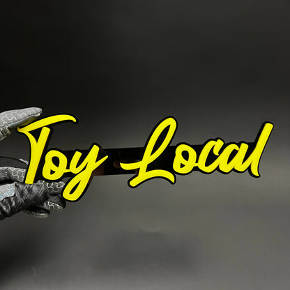 1PC Toy Local 3D Acrylic Badge - Car Truck Emblem Fender Tailgate Trunk Sticker