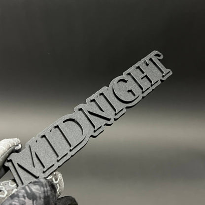 1PC MIDNIGHT 3D Acrylic Badge - Car Truck Emblem Fender Tailgate Trunk Sticker