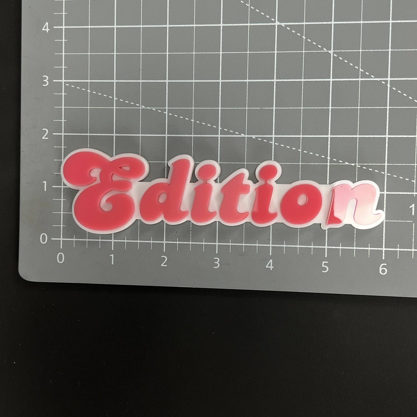 1PC EDITION 3D Acrylic Badge - Car Truck Emblem Fender Tailgate Trunk Sticker