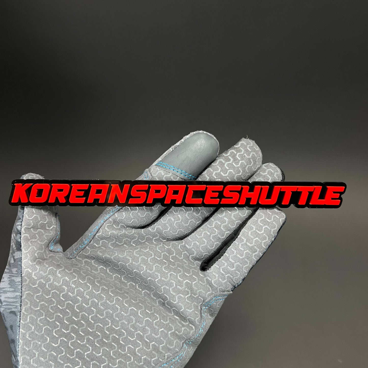 1PC KOREANSPACESHUTTLE 3D Acrylic Badge - Car Truck Emblem Fender Sticker