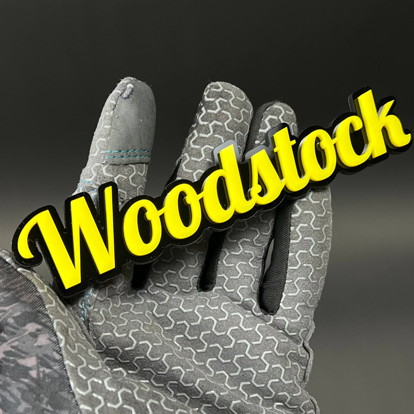 1PC Woodstock 3D Acrylic Badge - Car Truck Emblem Fender Tailgate Trunk Sticker
