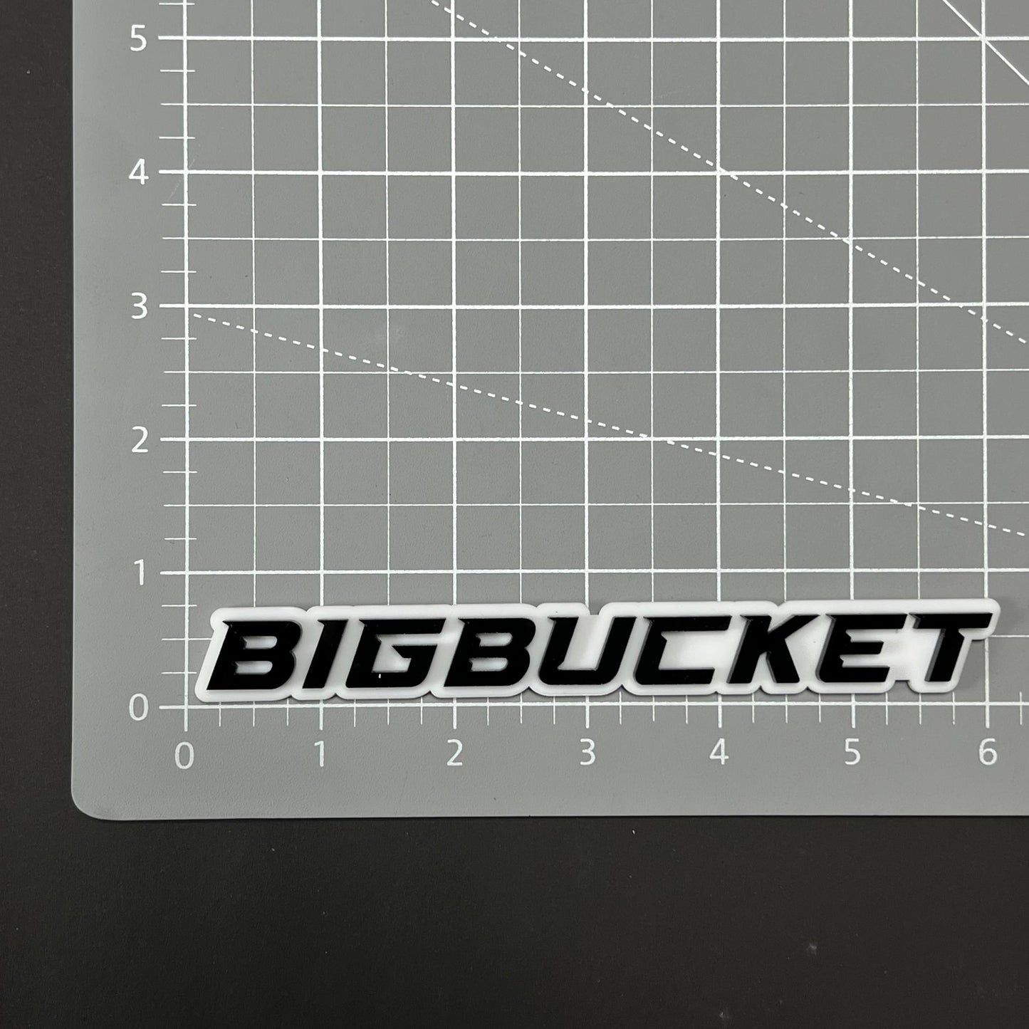 1PC BIGBUCKET 3D Acrylic Badge - Car Truck Emblem Fender Tailgate Trunk Sticker