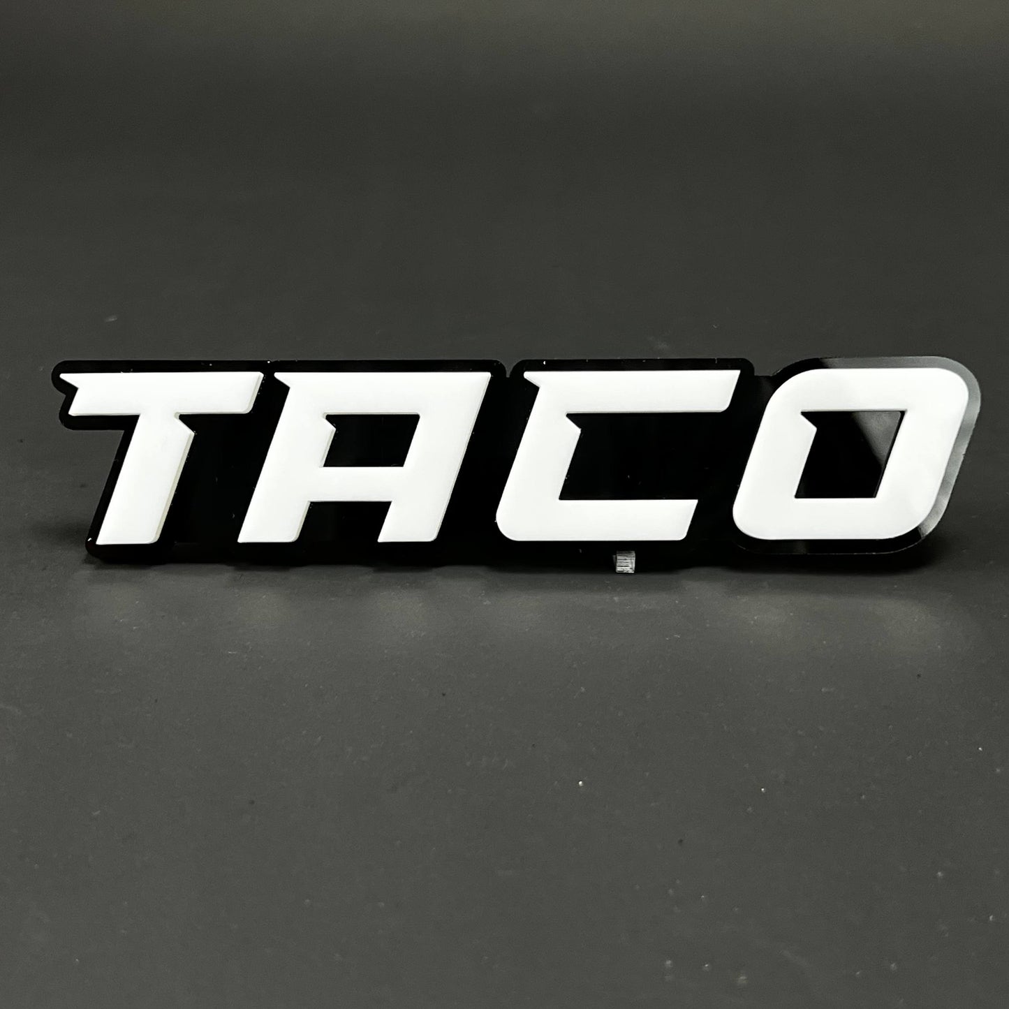 1PC TACO 3D Acrylic Badge - Car Truck Emblem Fender Tailgate Trunk Sticker