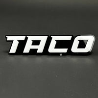1PC TACO 3D Acrylic Badge - Car Truck Emblem Fender Tailgate Trunk Sticker