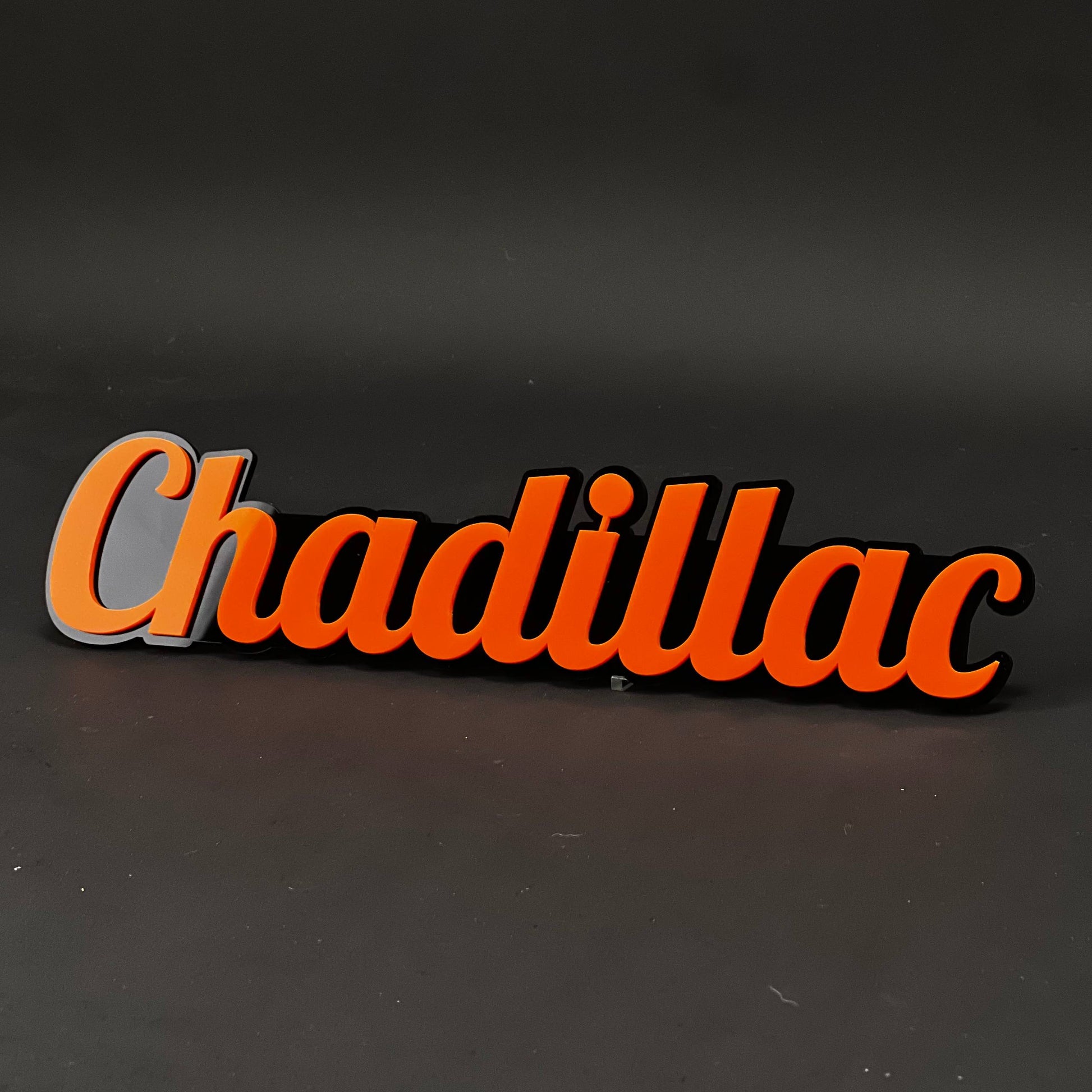 1PC Chadillac 3D Acrylic Badge - Car Truck Emblem Fender Tailgate Trunk Sticker