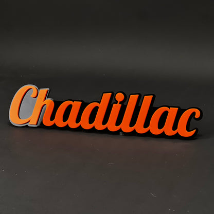1PC Chadillac 3D Acrylic Badge - Car Truck Emblem Fender Tailgate Trunk Sticker