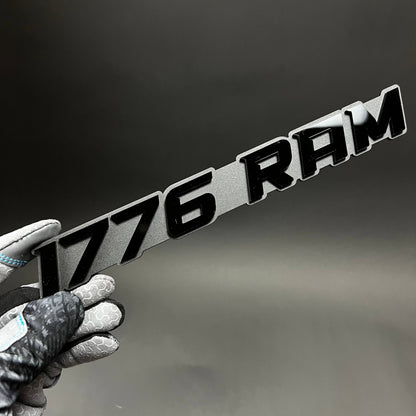 1PC 1776 RAM 3D Acrylic Badge - Car Truck Emblem Fender Tailgate Trunk Sticker