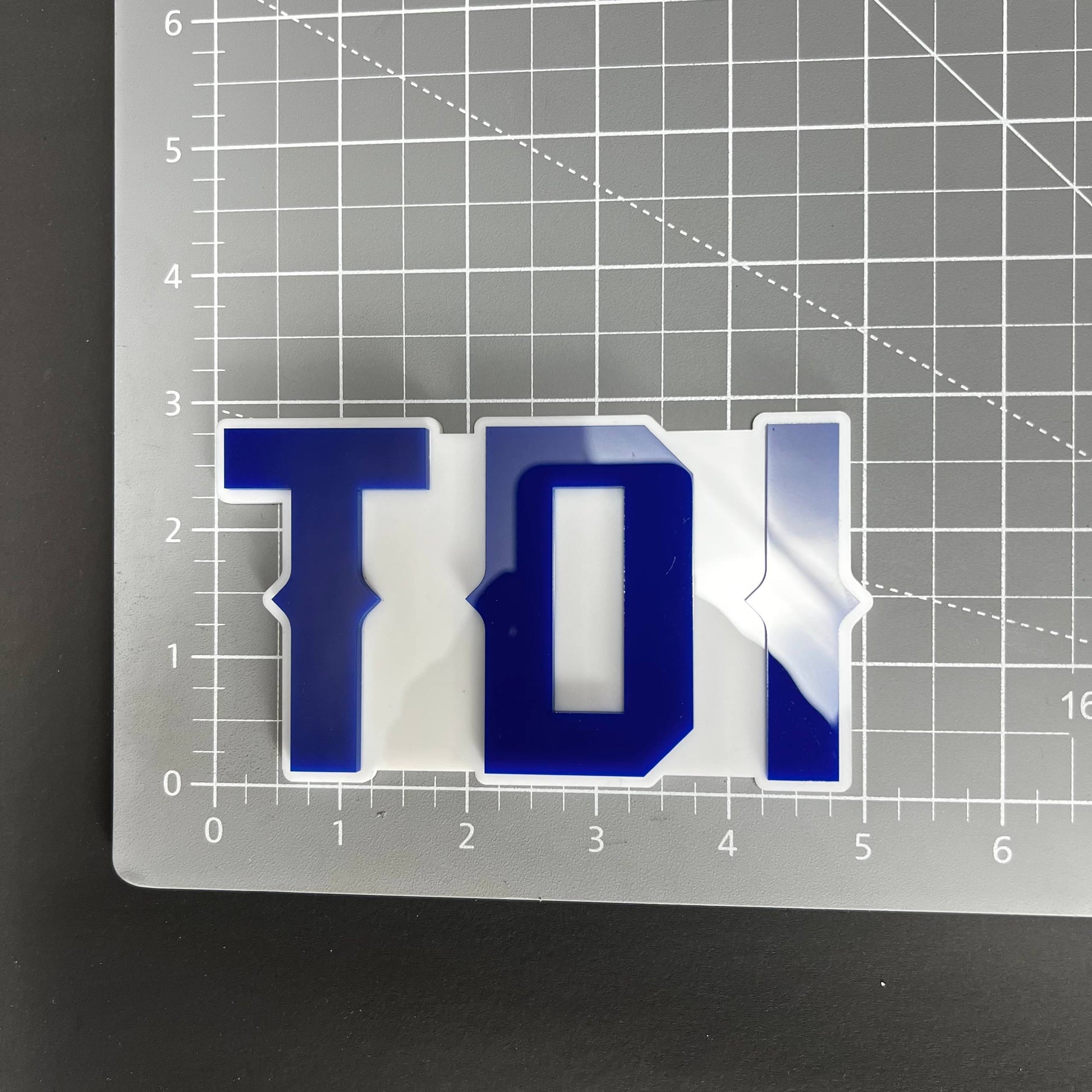 1PC TDI 3D Acrylic Badge - Car Truck Emblem Fender Tailgate Trunk Sticker