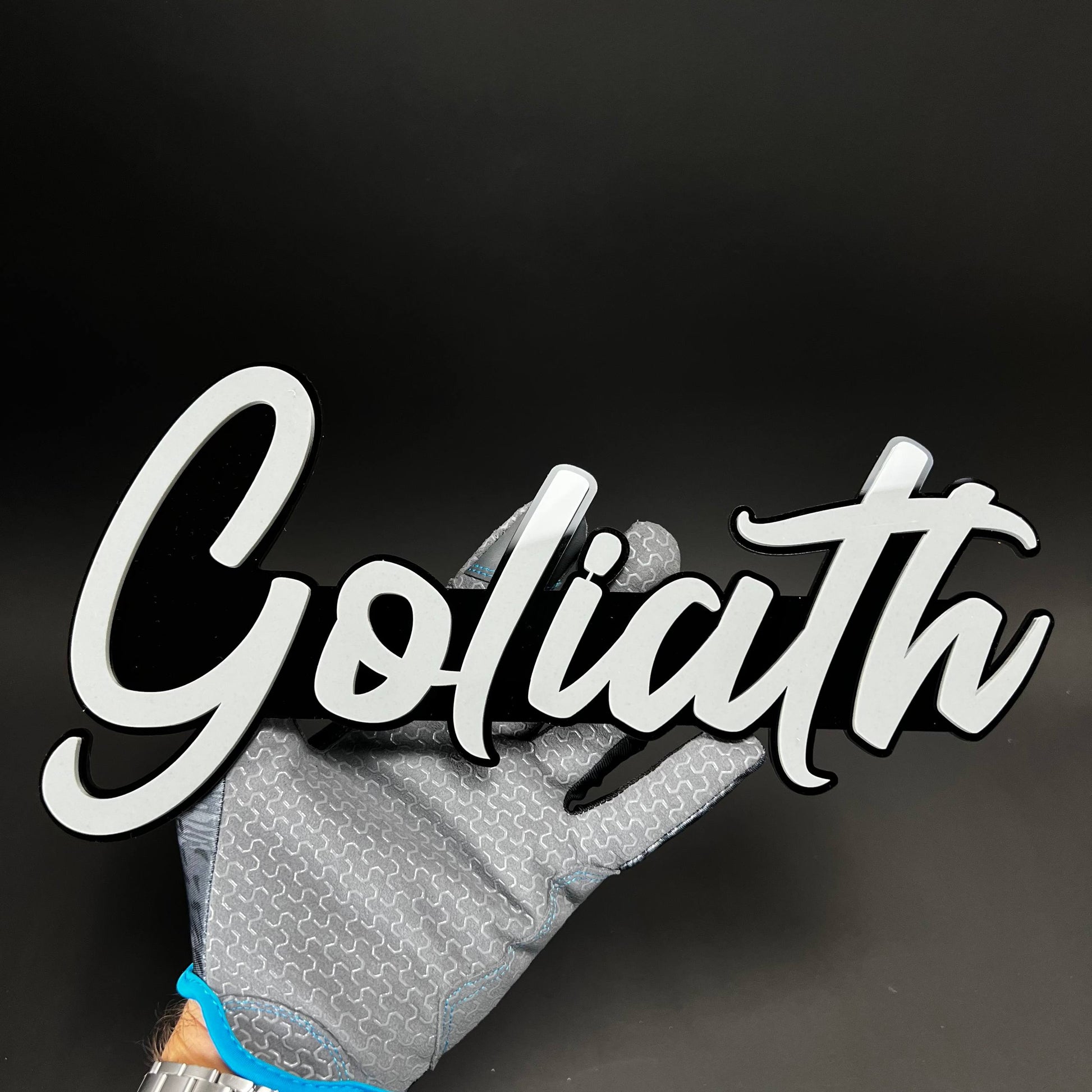 1PC Goliath 3D Acrylic Badge - Car Truck Emblem Fender Tailgate Trunk Sticker