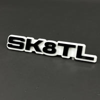 1PC SK8TL 3D Acrylic Badge - Car Truck Emblem Fender Tailgate Trunk Sticker
