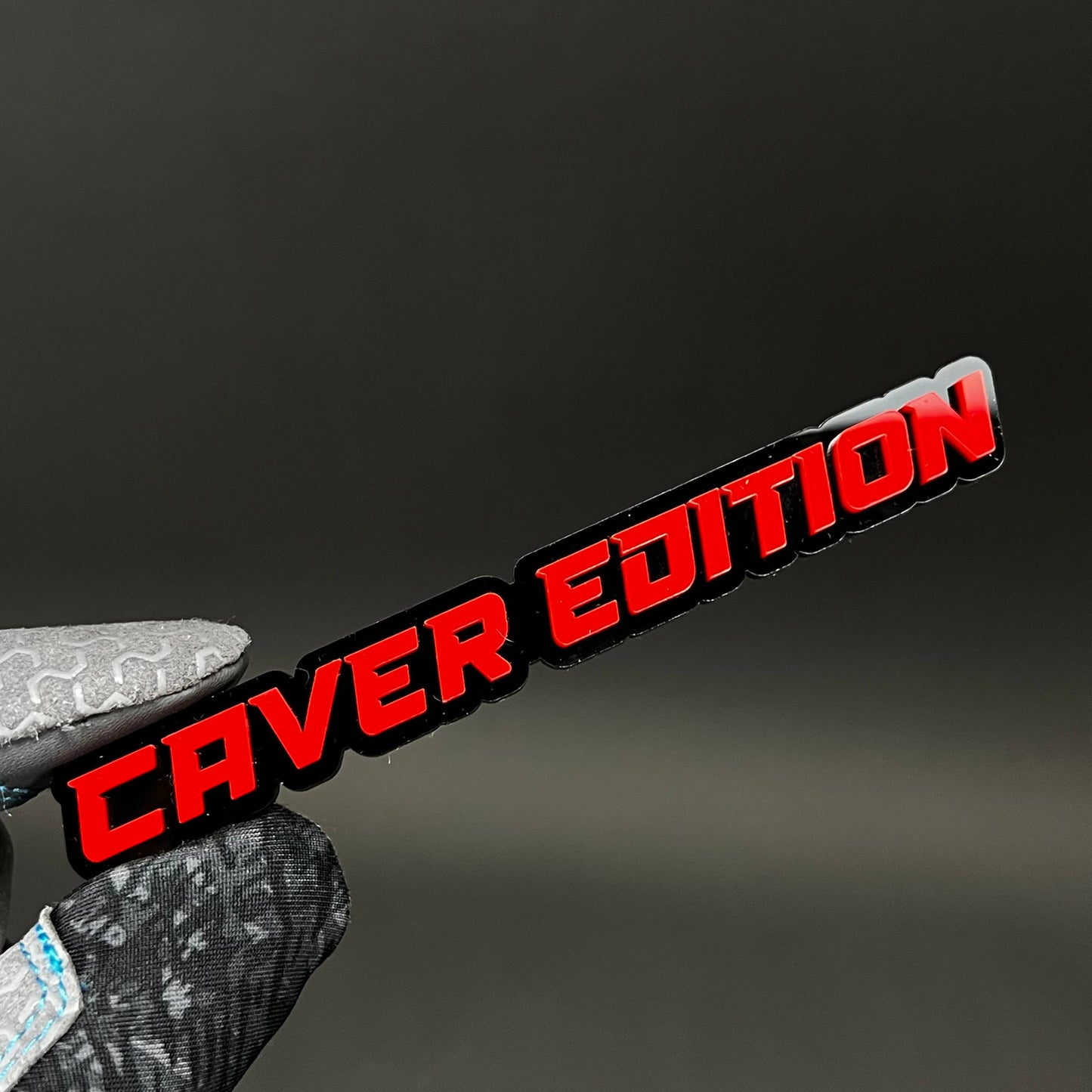 1PC CAVER EDITION 3D Acrylic Badge - Car Truck Emblem Fender Sticker
