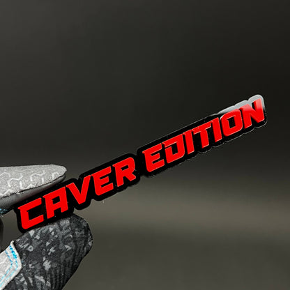1PC CAVER EDITION 3D Acrylic Badge - Car Truck Emblem Fender Sticker