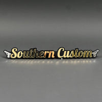 1PC Southern Custom 3D Acrylic Badge - Car Truck Emblem Fender Tailgate Trunk Sticker