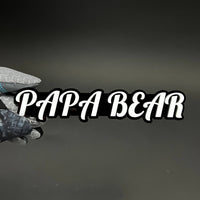 1PC PAPA BEAR 3D Acrylic Badge - Car Truck Emblem Fender Tailgate Trunk Sticker