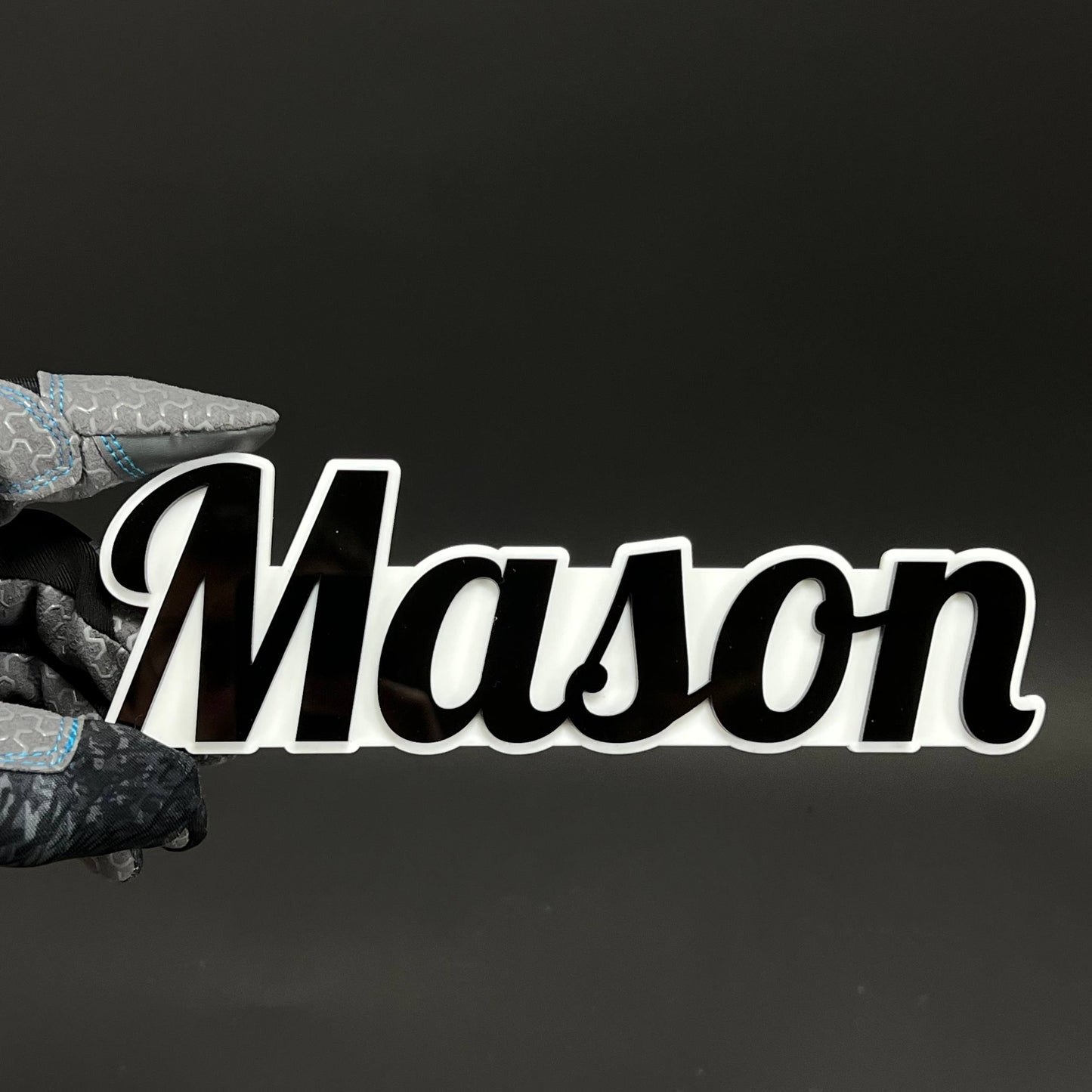 1PC Mason 3D Acrylic Badge - Car Truck Emblem Fender Tailgate Trunk Sticker