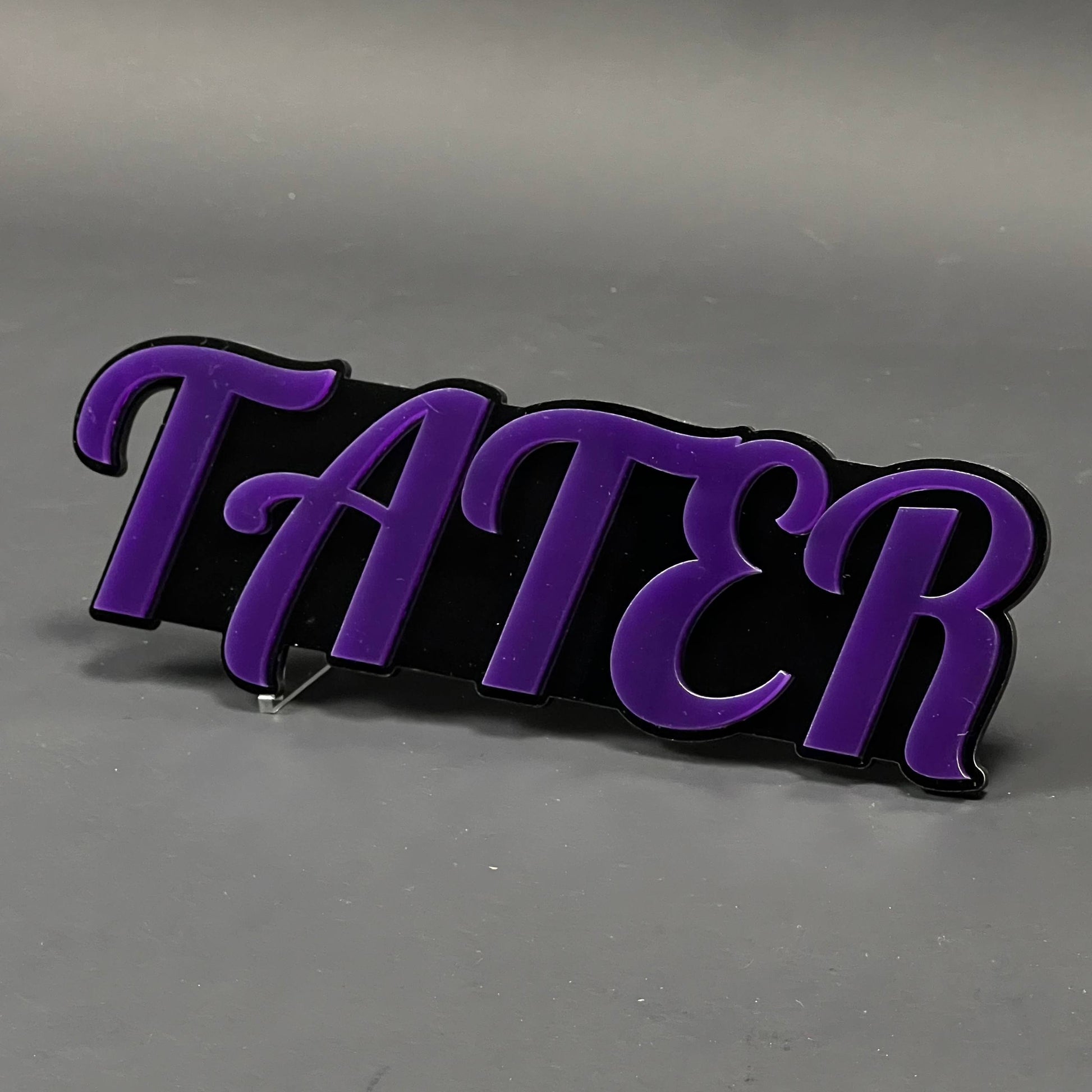 1PC TATER 3D Acrylic Badge - Car Truck Emblem Fender Tailgate Trunk Sticker