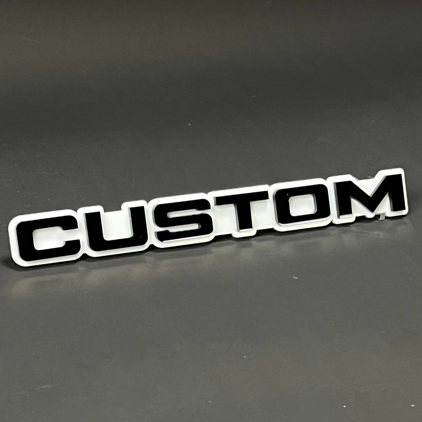 1PC CUSTOM 3D Acrylic Badge - Car Truck Emblem Fender Tailgate Trunk Sticker